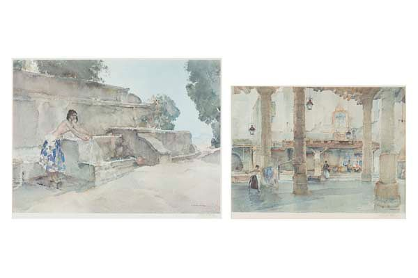 Sir William R Flint Market Hall Cordes Isabella Sir William