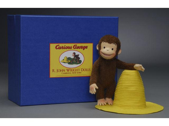 R John Wright Curious George The Yellow Hat 2002 Alpaca