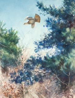 Aiden Lassell Ripley 1896 1969 Downward Flight 1935signed and dated