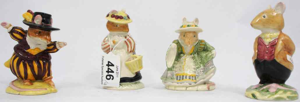 Royal Doulton Brambly Hedge Figures Lord Woodmouse DBH4 Lady Woodmouse