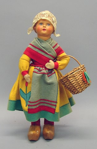 13 Dutch girl Helmet symbol Germany 2 26 Celluloid head