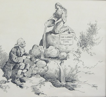 James Harrison Donahey American 1875 1949 Speaking of Monuments An