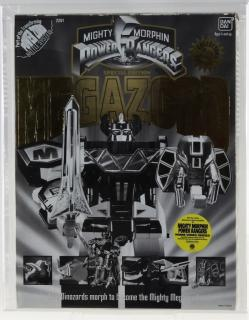 1994 Bandai MMPR Black Gold Megazord AFA 85 UNITED STATES