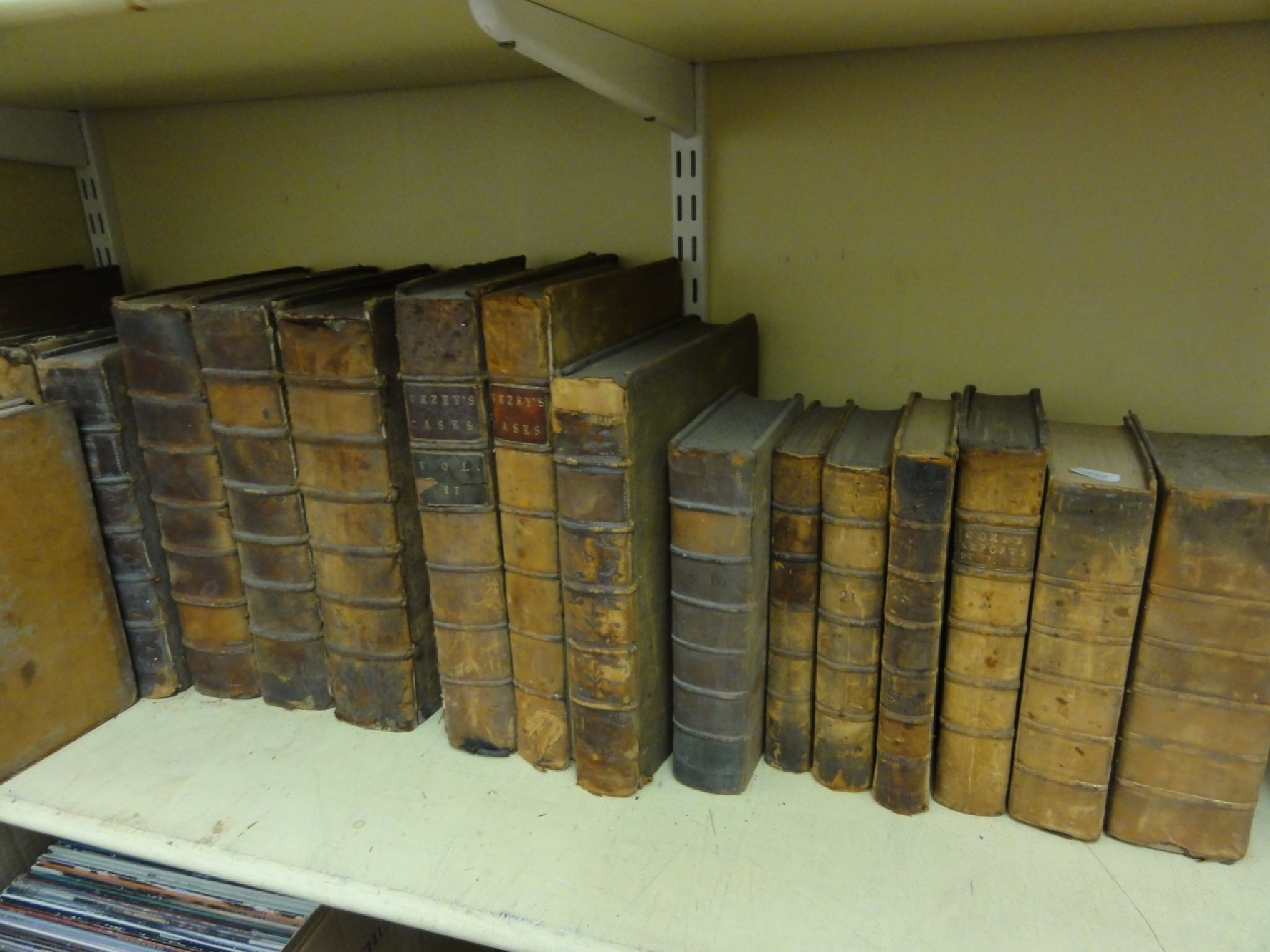 Vezey s Cases Law Journal Statutes at Large etc from