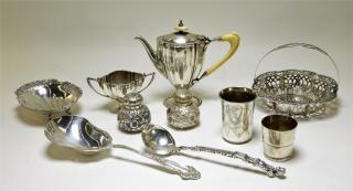 American and European Silver Table Articles EUROPE UNITED STATES 19TH