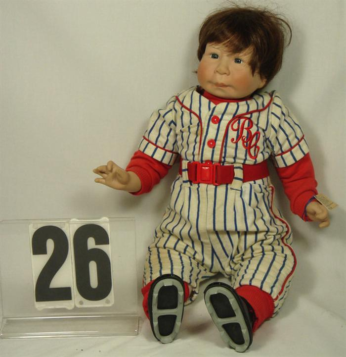 Lee Middleton Doll Bubba Bat Boy vinyl and cloth 22