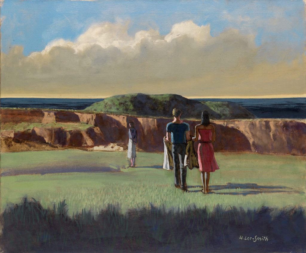HUGHIE LEE SMITH 1915 1999 The Encounter Oil on linen