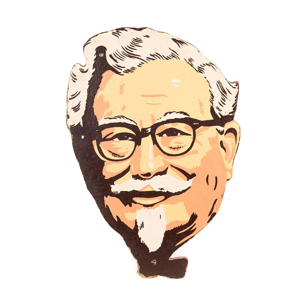 Colonel Sanders KFC Advertising Sign Colonel Sanders KFC Advertising Sign
