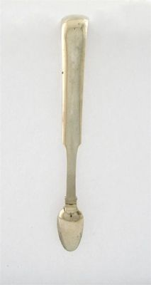 A pair of 19th century Scottish provincial silver sugar tongs