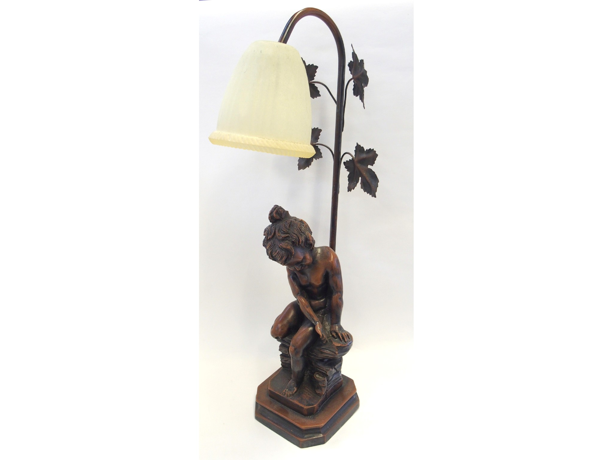 Figural table lamp