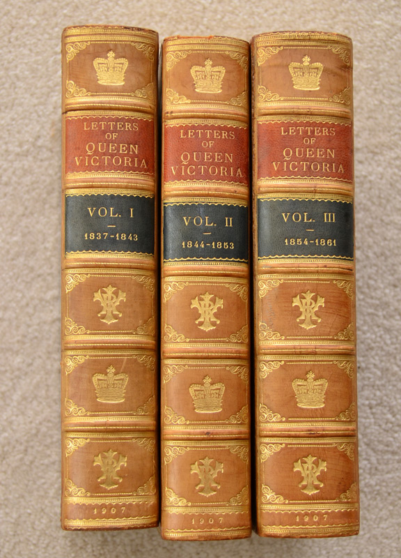 BENSON Arthur Christopher Editor 3 volumes Letters of Queen Victoria
