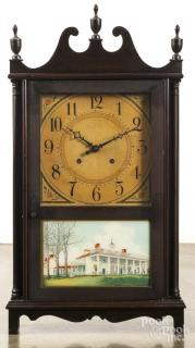 Gilbert pillar and scroll clock 31 h Gilbert pillar and
