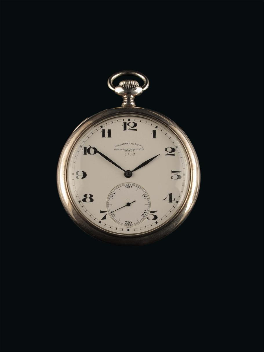Vacheron amp Constantin A silver deck watch