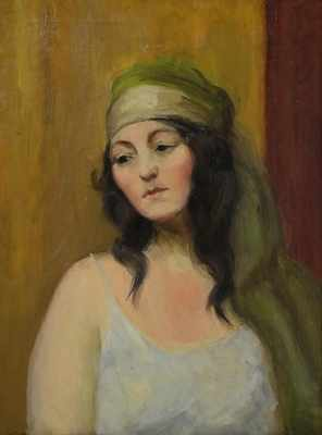 G Marks American Mid 20th Century Portrait of a young