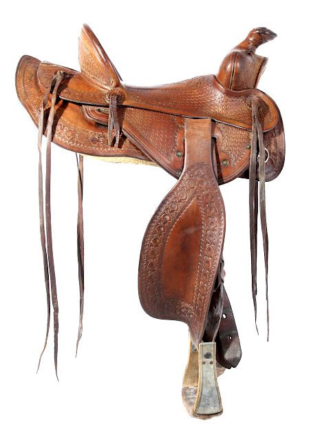 Jack Connolly Livingston MT Custom Saddle c 1929 Featured in