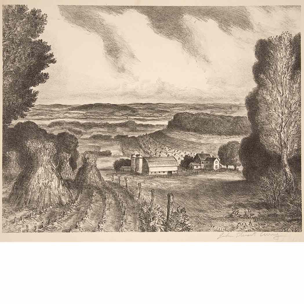 1 John Steuart Curry 1897 1946 VALLEY OF THE WISCONSIN