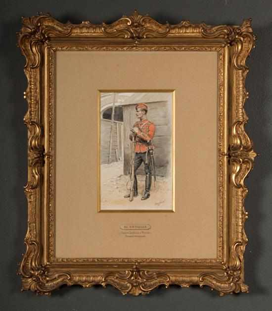 Edouard Jean Baptiste Detaille French 1848 1912 Garde Imperiale Russe