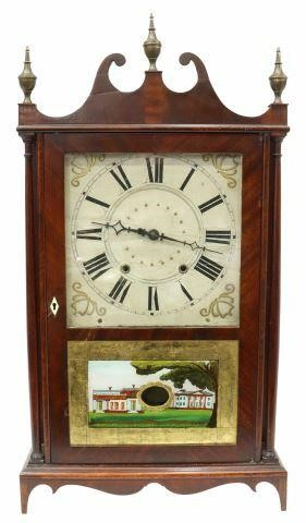 American shelf clock Henry C Smith Plymouth Connecticut 1811 1870