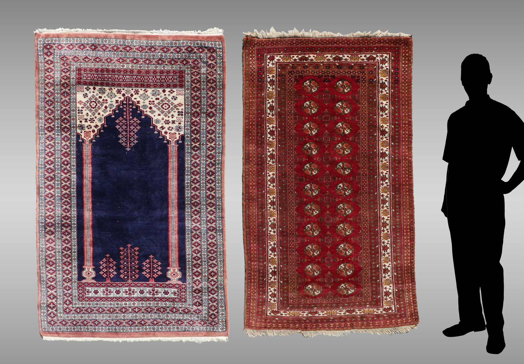 TWO RUGS 6 2 X 4 5 10 X 3