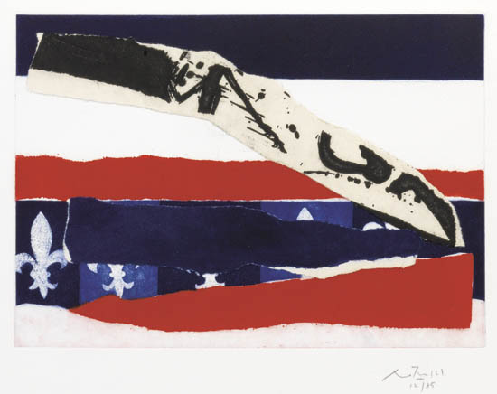 ROBERT MOTHERWELL French Revolution Bicentennial Suite IV Color aquatint and