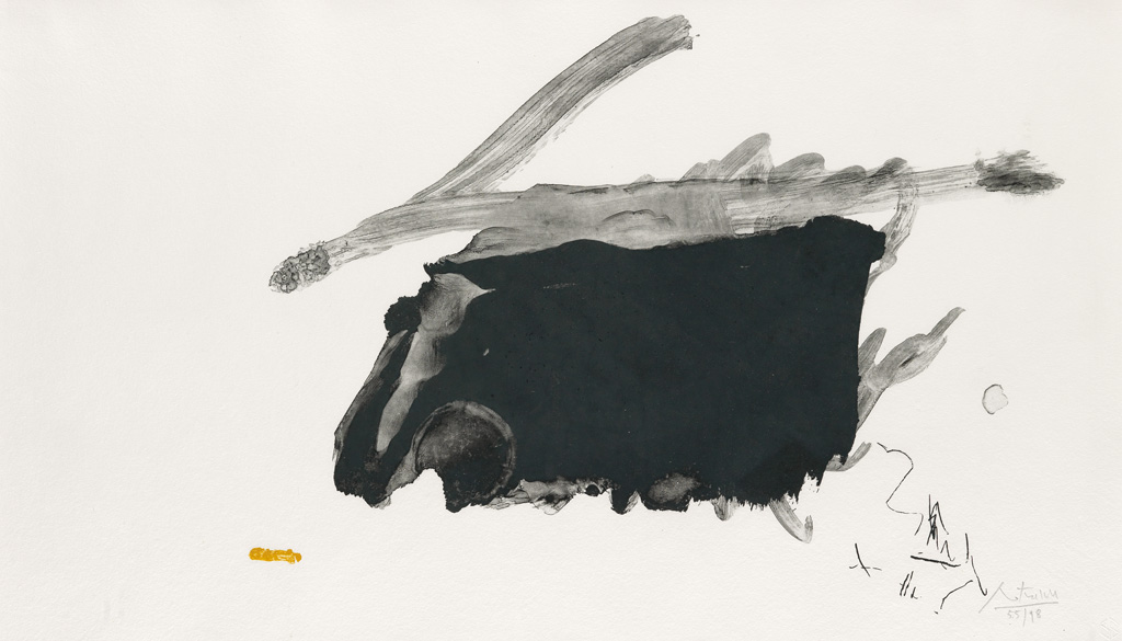 ROBERT MOTHERWELL Two prints Untitled State I lift ground etching