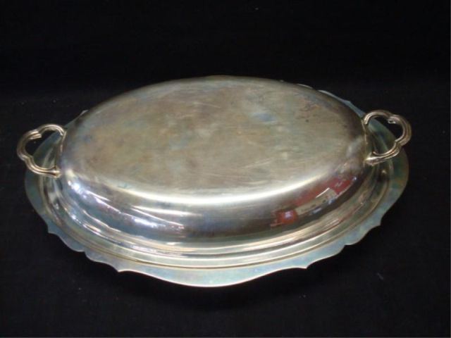 POOLE Sterling Lidded Tureen From a Bronxville NY estate Dimensions