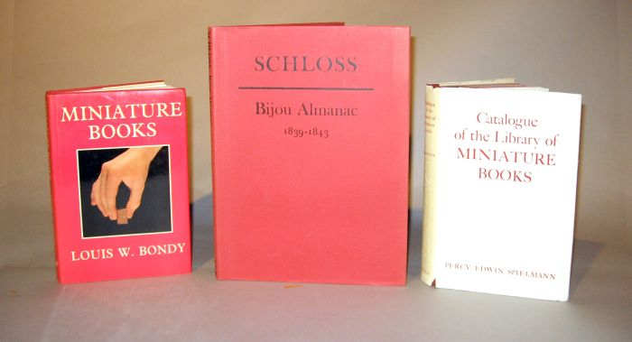 3 vols Books on Miniature Books Spielmann Percy Edwin Catalogue