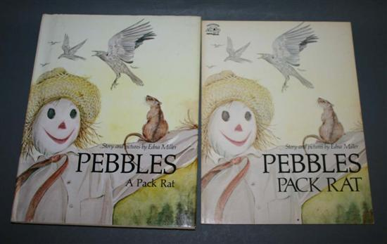 Children s Original Drawings Edna Miller Pebbles A Pack Rat