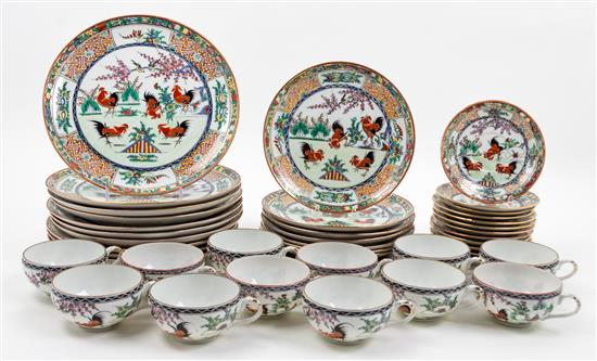 Sale 428 Lot 982 A Chinese Porcelain Partial Dinner Service