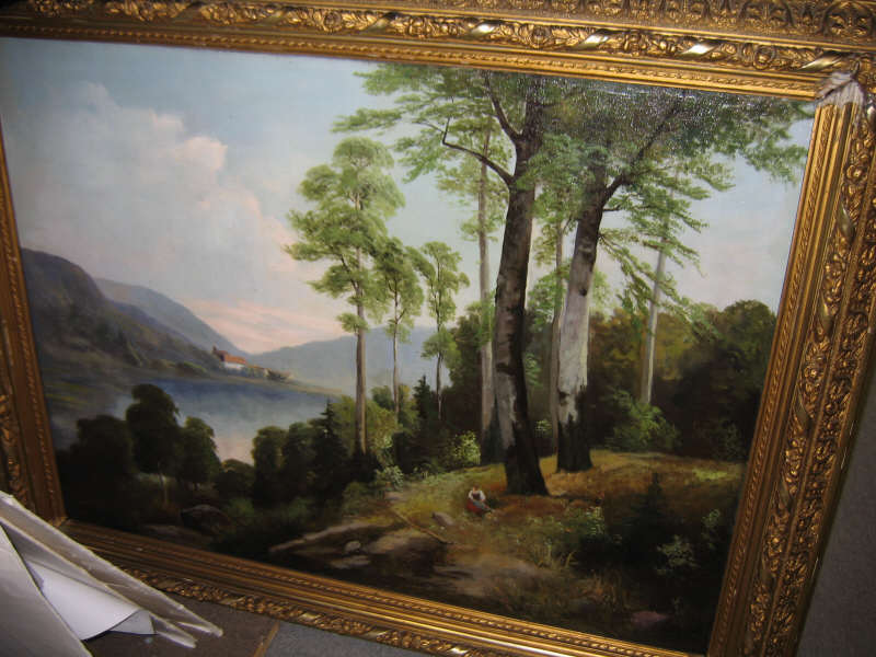 ATTRIBUTED TO WILLIAM GLOVER SCOTTISH 1848 1916 Mountain River landscape