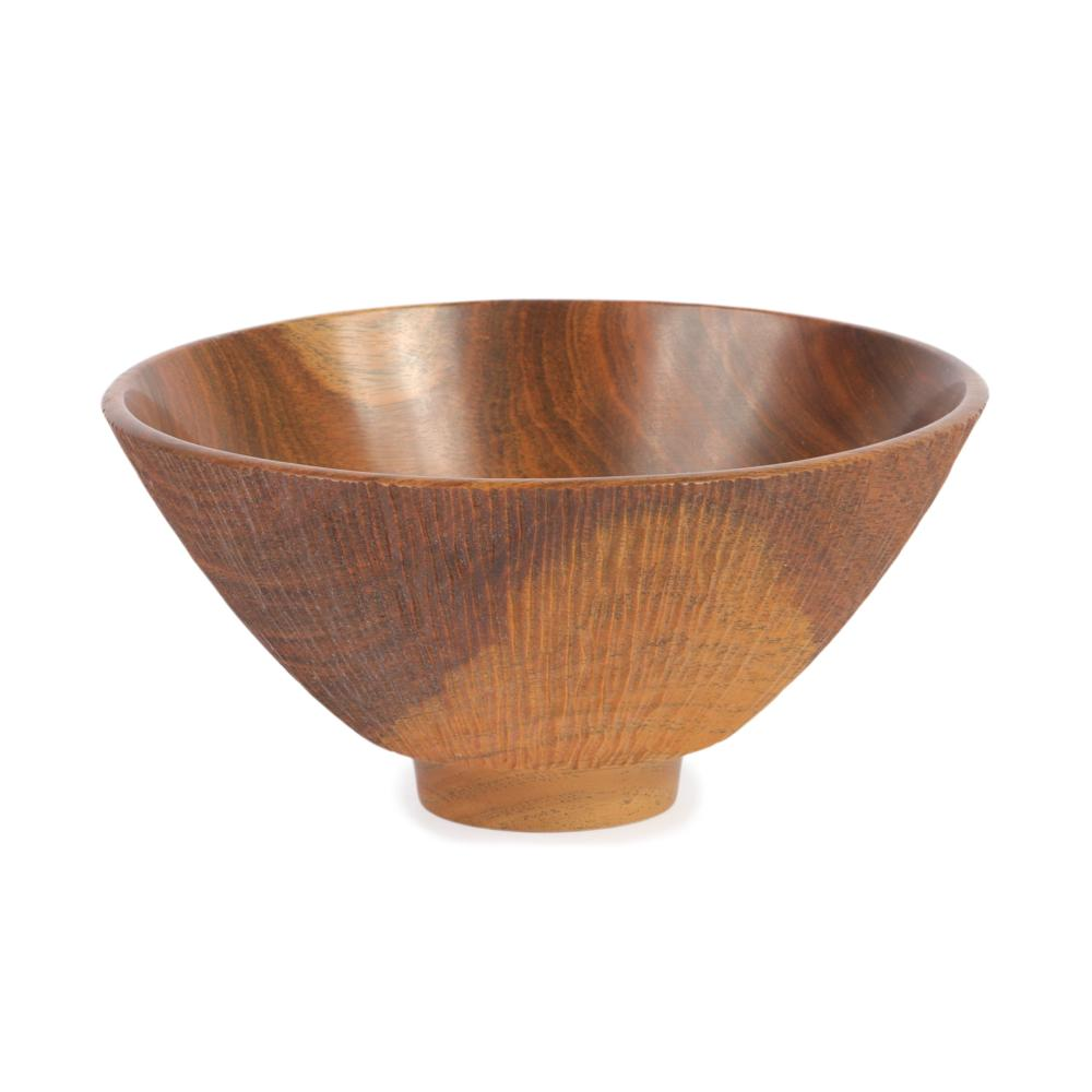 AL STIRT AMERICAN B 1946 LIGNUM VITAE 1998 CARVED TURNED