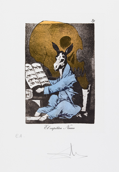 SALVADOR DAL Les Caprices de Goya de Dal Goup of