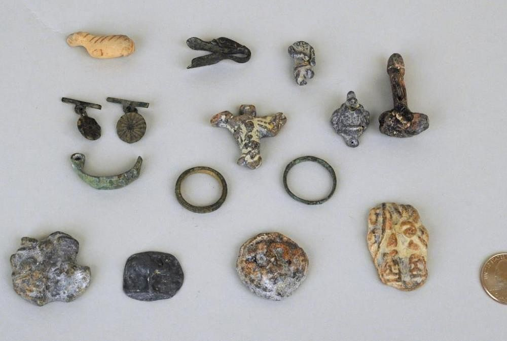 Group Roman Artifacts Found Near Seville Cathedral Group of 14