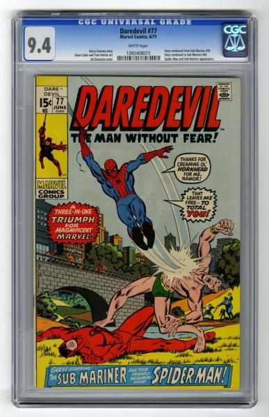 Daredevil 77 CGC 9 4 Marvel Comics 6 71 Click