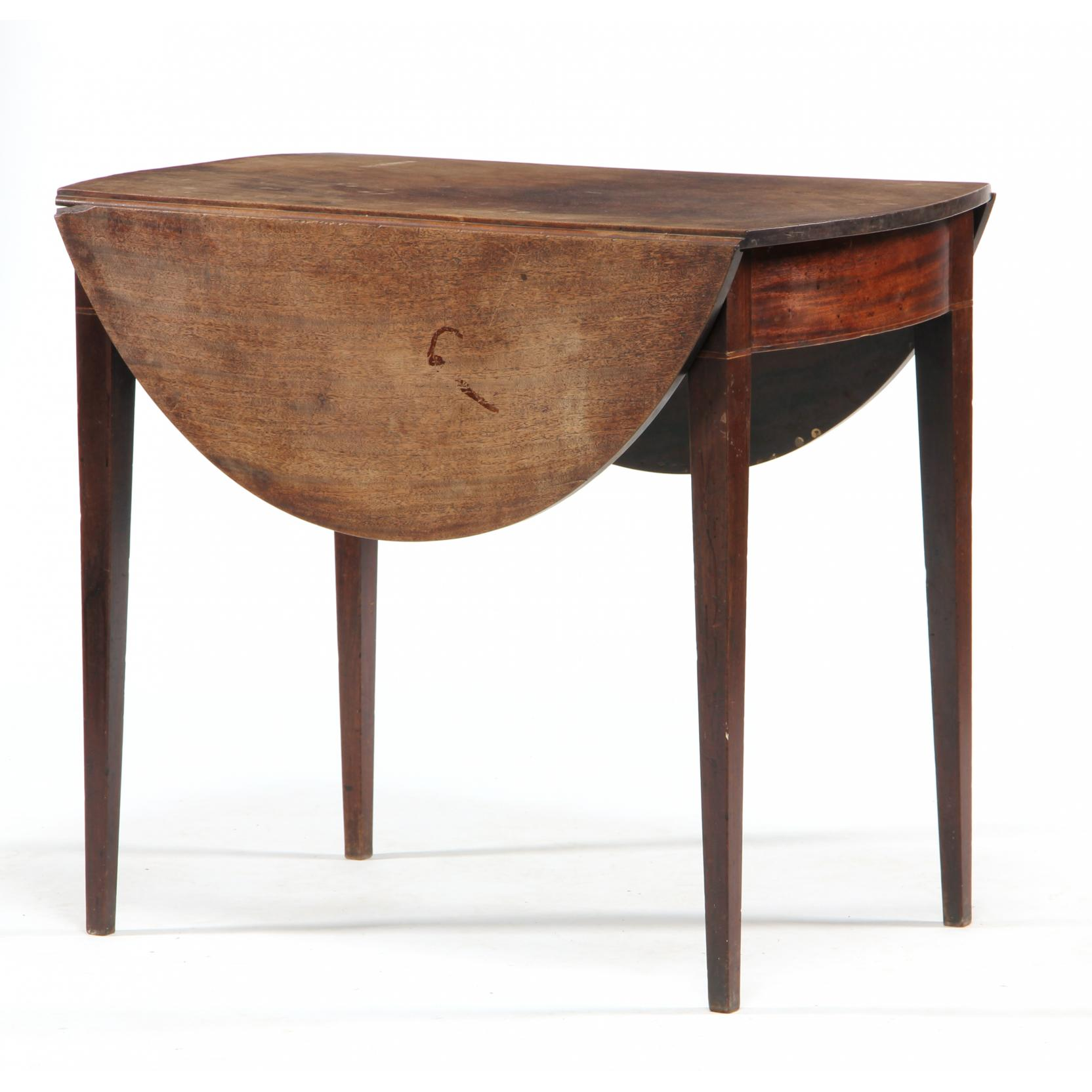 Southern Federal Inlaid Pembroke Table circa 1800 probably Eastern VA