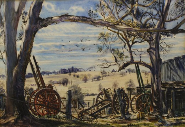 Peter Dorahy Untitled watercolour signed Peter J Dorahy lower right