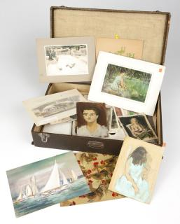 Carl Setterberg 1897 An extensive collection of unframed works on