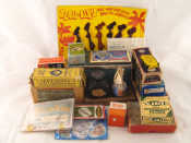 An assortment of over twenty vintage domestic products including a
