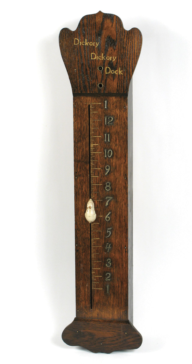A DUNGAN KLUMP NOVELTY WALL CLOCK Philadelphia Hickory Dickory Dock