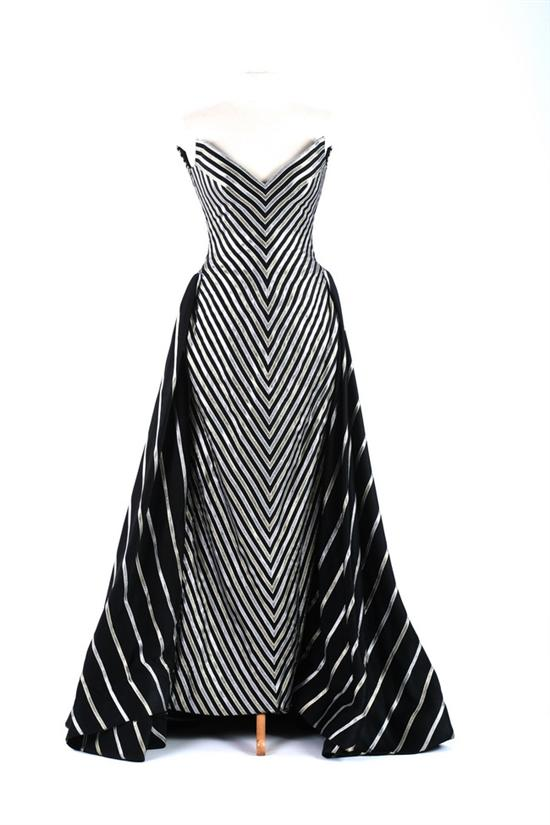 BOB MACKIE STRAPLESS EVENING GOWN 1990s Bob Mackie label Substantial