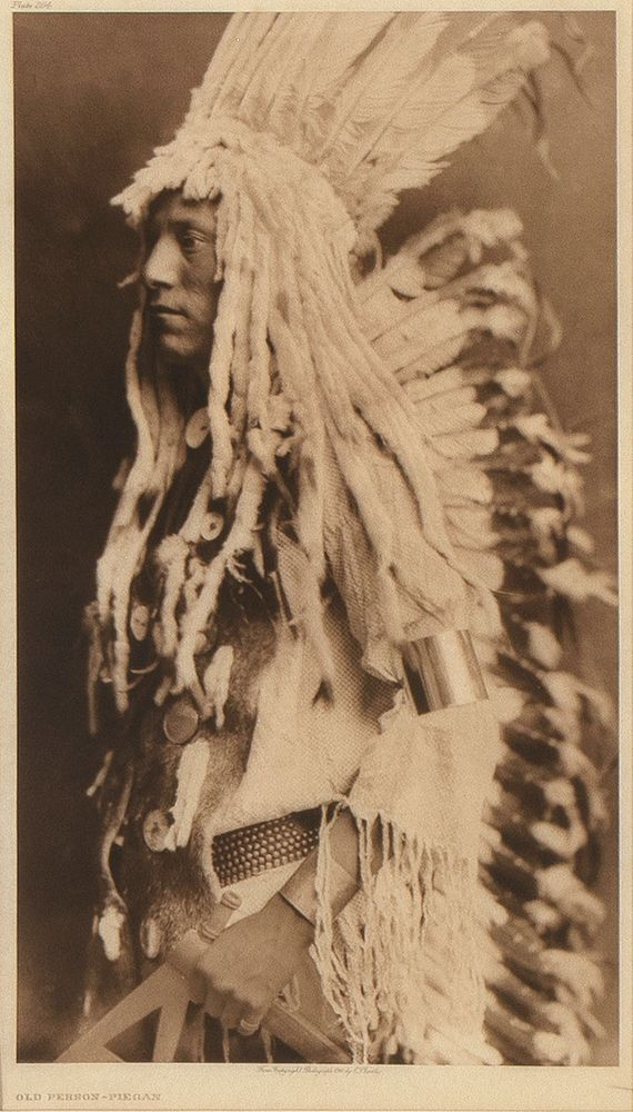 Edward Curtis Old Person Piegan 1911 Edward S Curtis 1868