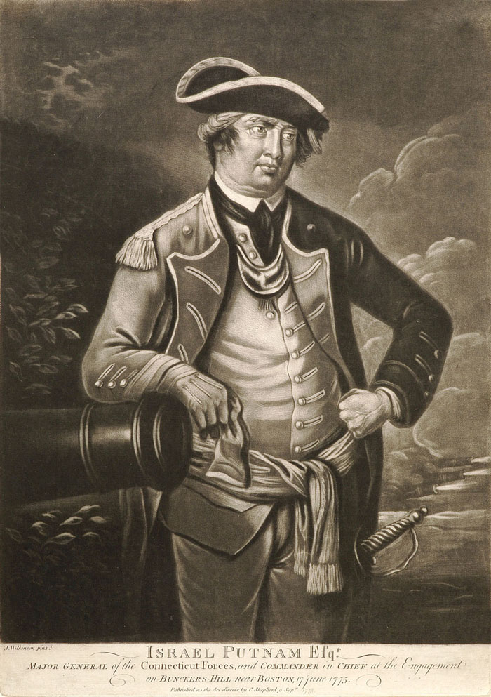 ISRAEL PUTNAM ESQ MAJOR GENERAL OF THE CONNECTICUT FORCES AND