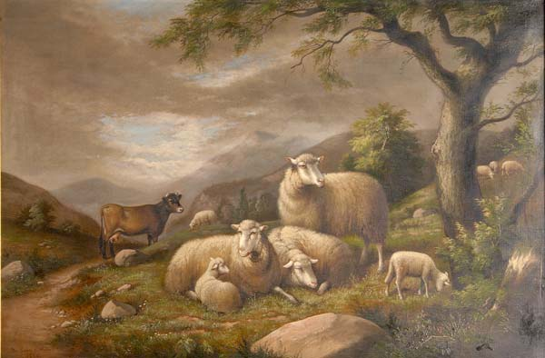 Susan Catherine Moore Waters American 1823 1900 Untitled 1888 Oil