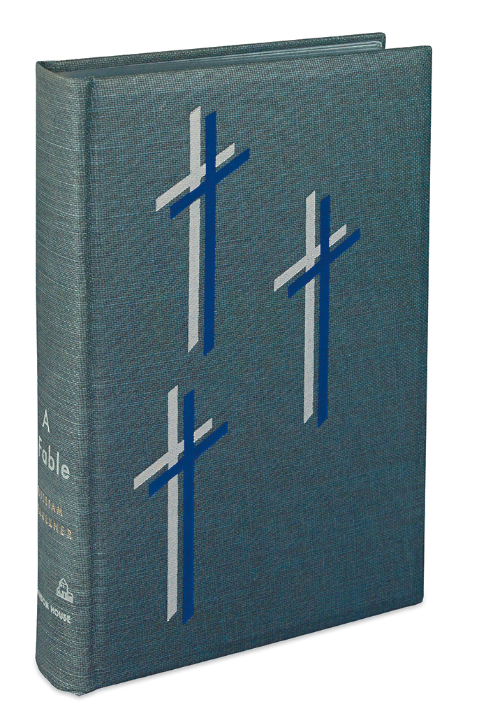 FAULKNER WILLIAM A Fable 8vo publisher s blue buckram stamped