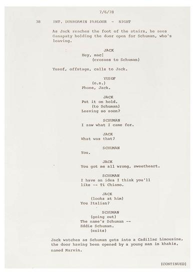 THEROUX Paul Saint Jack three original revised screeplays from the