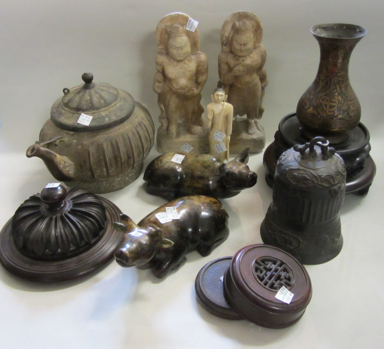 A group of Asian works of art various dates comprising