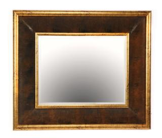 Contemporary parcel gilt mirror 44 w Contemporary parcel gilt mirror