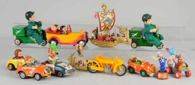 Lot of 12 Miscellaneous Vehicle Toys Description Includes a couple
