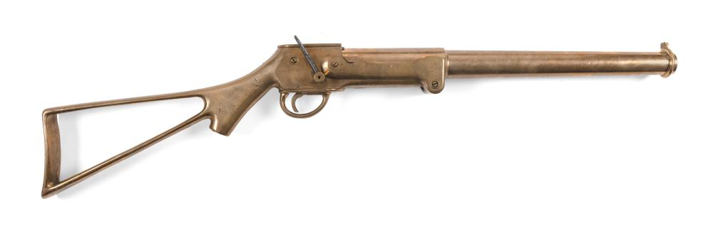 1882 MODEL EBEN PIERCE BRASS HARPOON GUN NEW BEDFORD MASSACHUSETTS