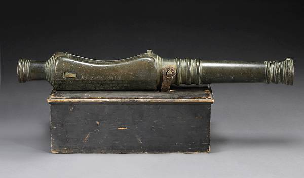 A rare Korean bronze breech loading cannon Fu Lang JiJoseon